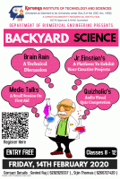 Backyard Science 2020 Science Fair Poster
